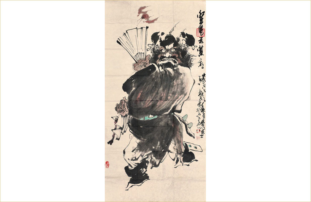 2025_02_0007 鍾馗圖 現代 馬林