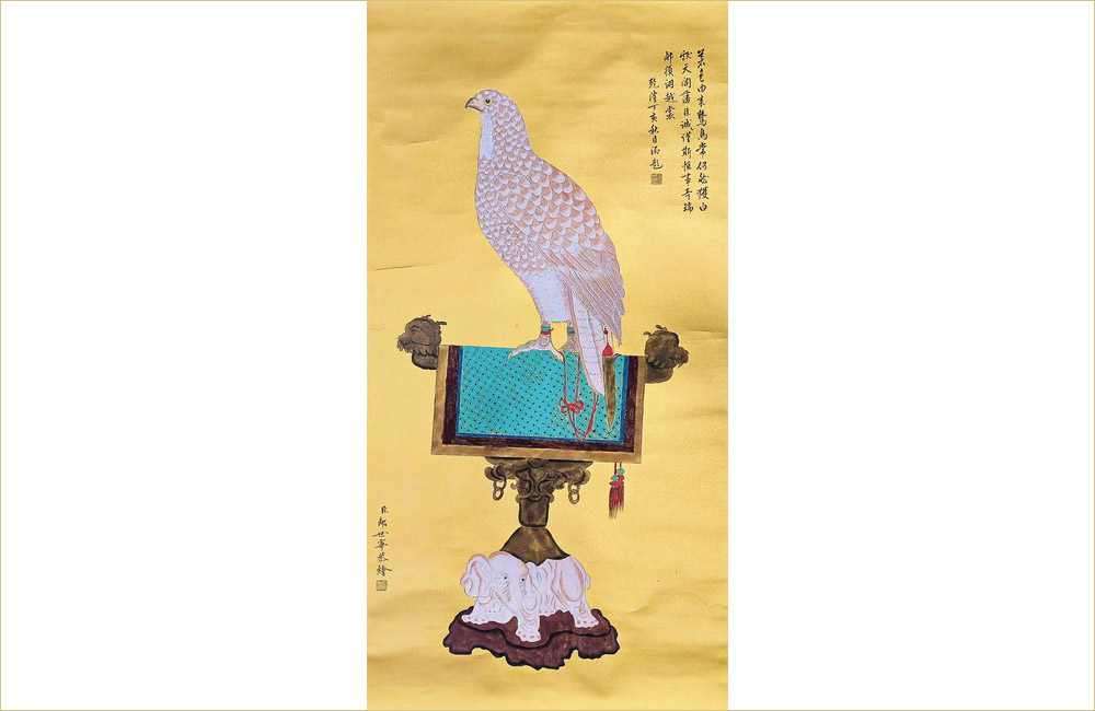 2025_02_0927 立鷹圖 清代 郎世寧 